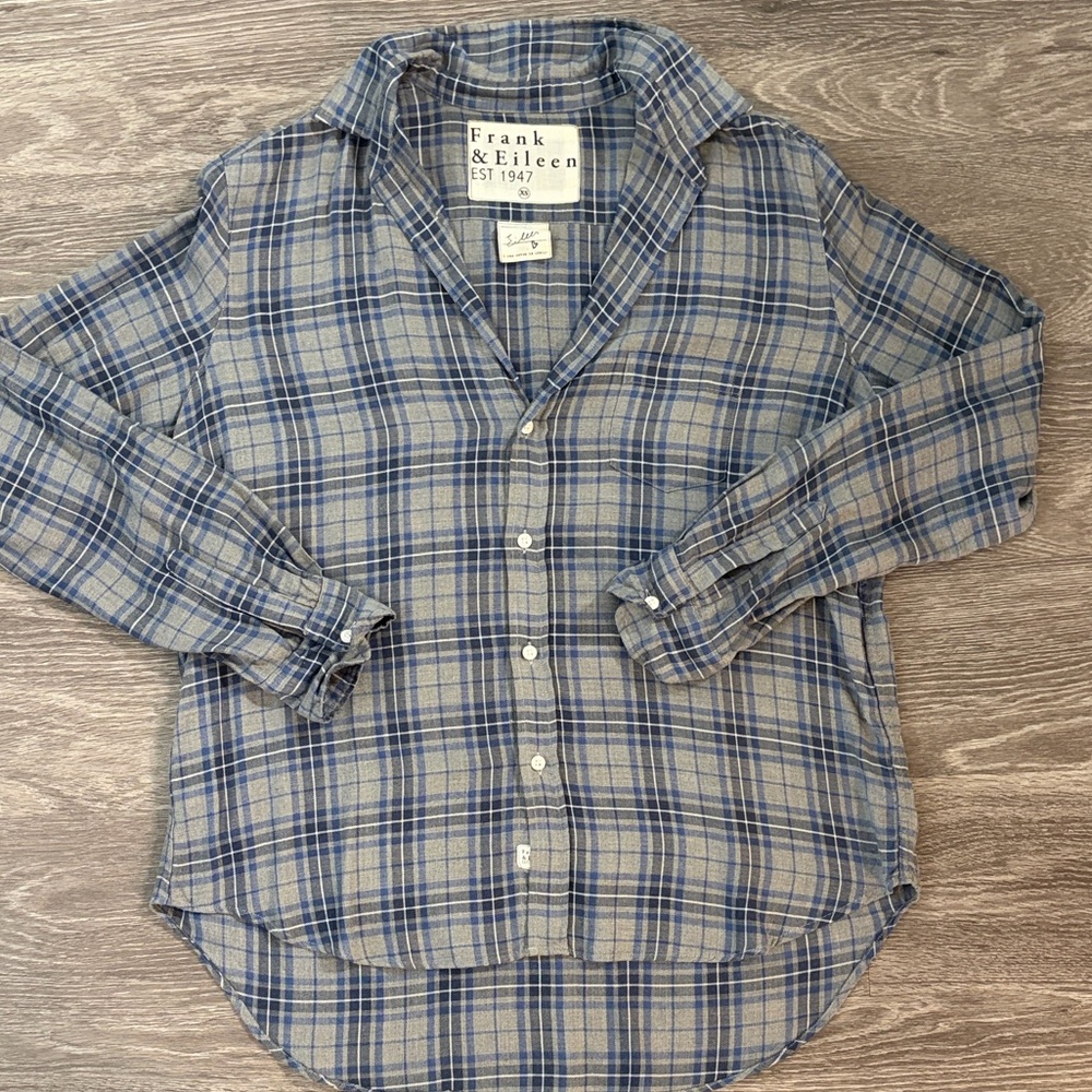 Frank & Eileen Women’s Button Down Plaid Shirt